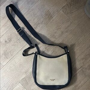 Kate Spade Navy blue and Cream Crossbody Bag